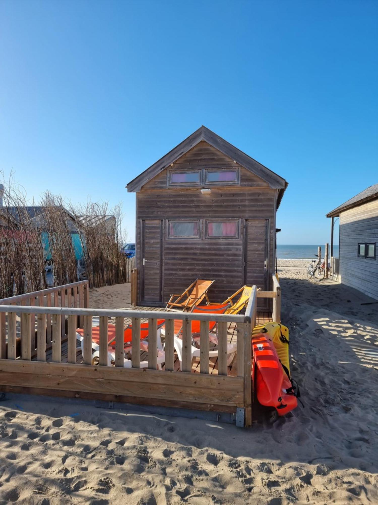 Strandvakantiehuisjes Katwijk Катвейк-ан-Зе Экстерьер фото